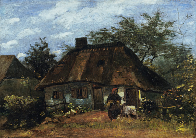 Farmhouse in Nuenen (La Chaumière) de Vincent Van Gogh