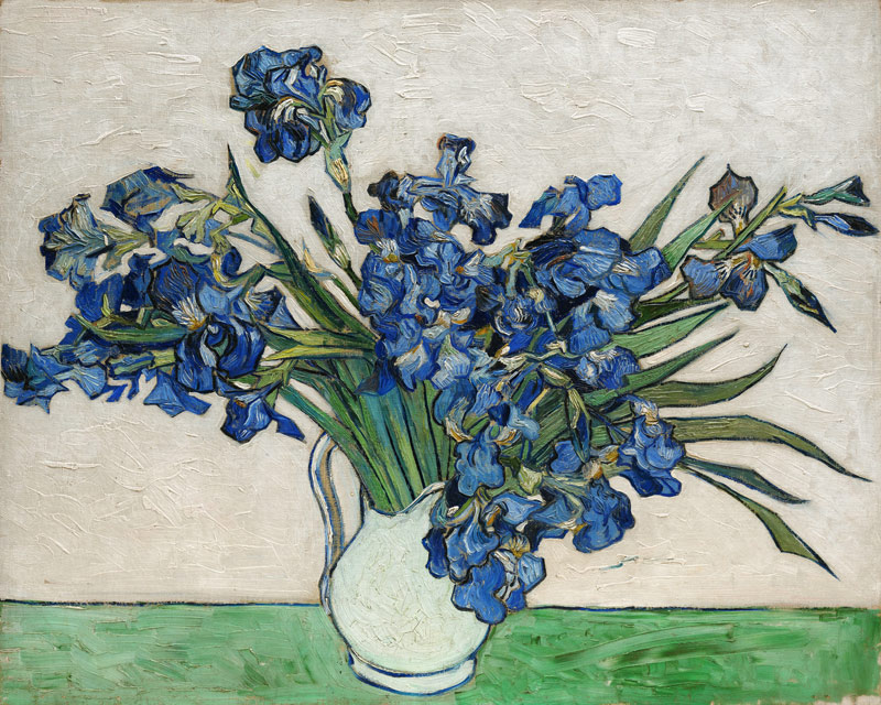 Vase with irides de Vincent Van Gogh