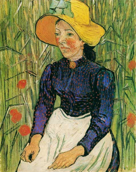 Portrait of a young farmer de Vincent Van Gogh