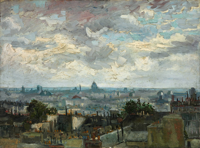 View of Paris de Vincent Van Gogh