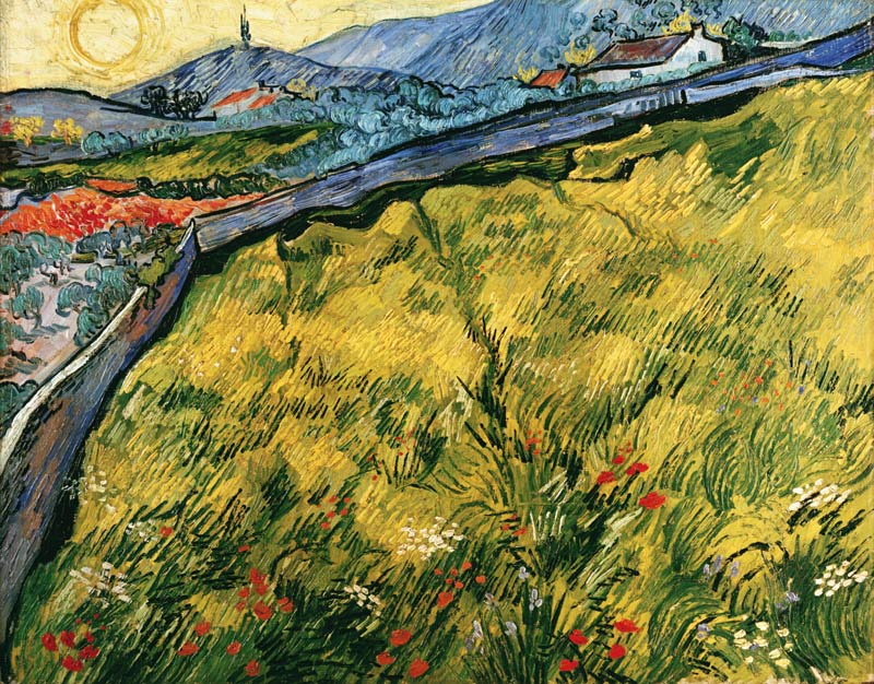 V.v.Gogh, Cornfield at sunrise de Vincent Van Gogh