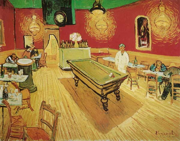 The night café de Vincent Van Gogh