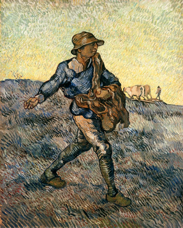 The Sower (after Millet) de Vincent Van Gogh