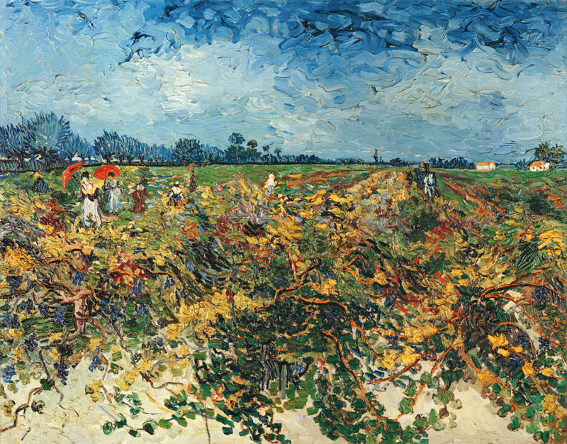 The vineyard de Vincent Van Gogh