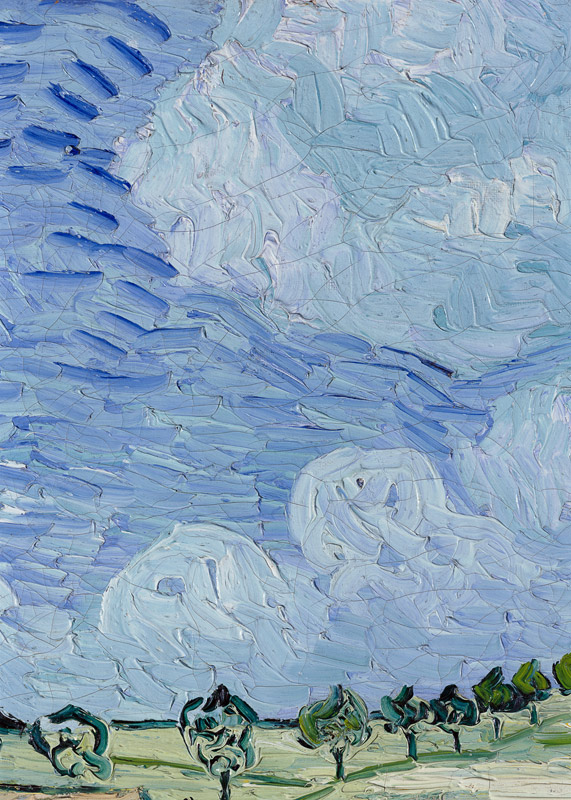Die Ebene bei Auvers de Vincent Van Gogh