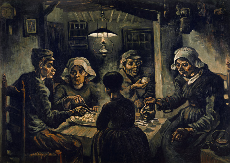 The potato eaters de Vincent Van Gogh