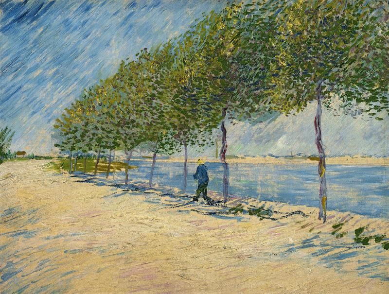 Along the Seine de Vincent Van Gogh