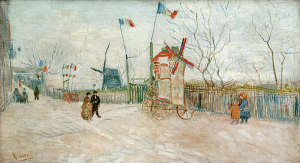Feast at the Montmartre de Vincent Van Gogh