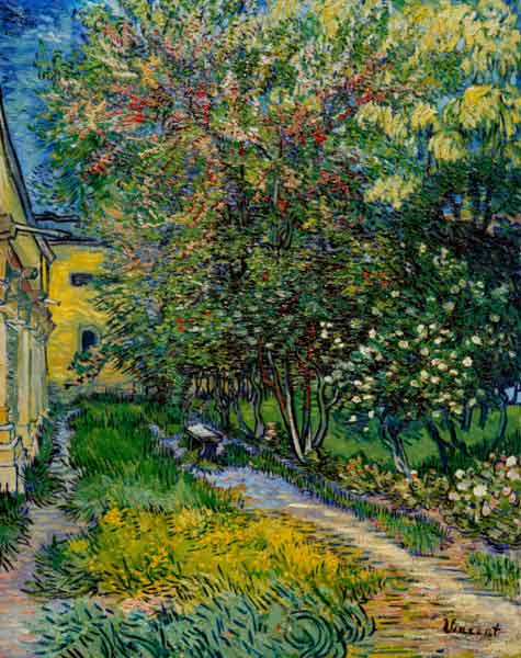 Van Gogh / St.-Rémy Hospital Garden de Vincent Van Gogh