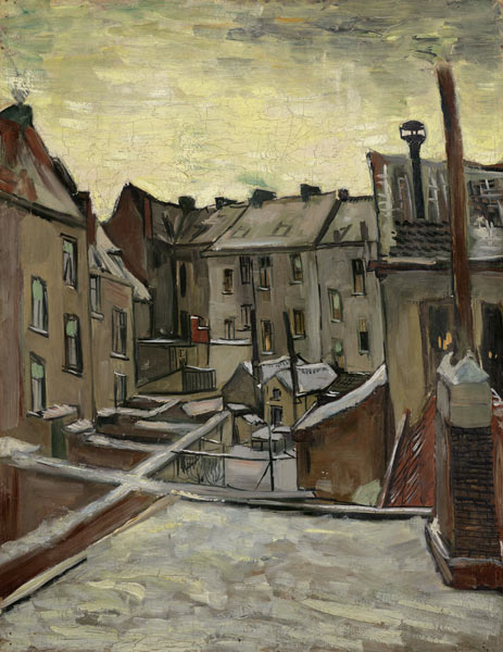 Houses seen from the back de Vincent Van Gogh