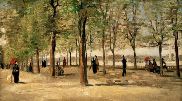 Lane at Jardin du Luxembourg de Vincent Van Gogh