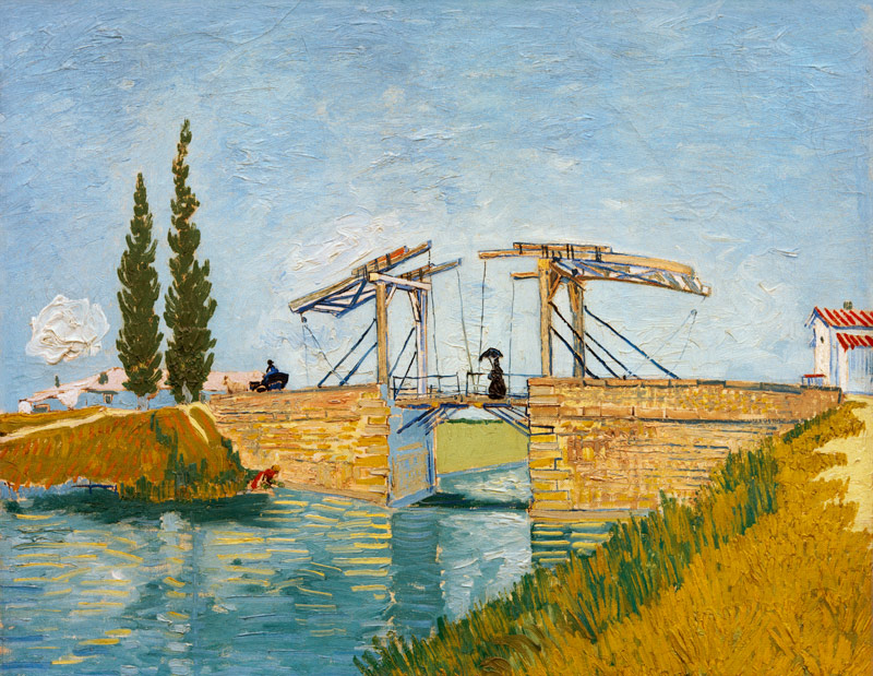 Le Pont de l ' Anglois de Vincent Van Gogh