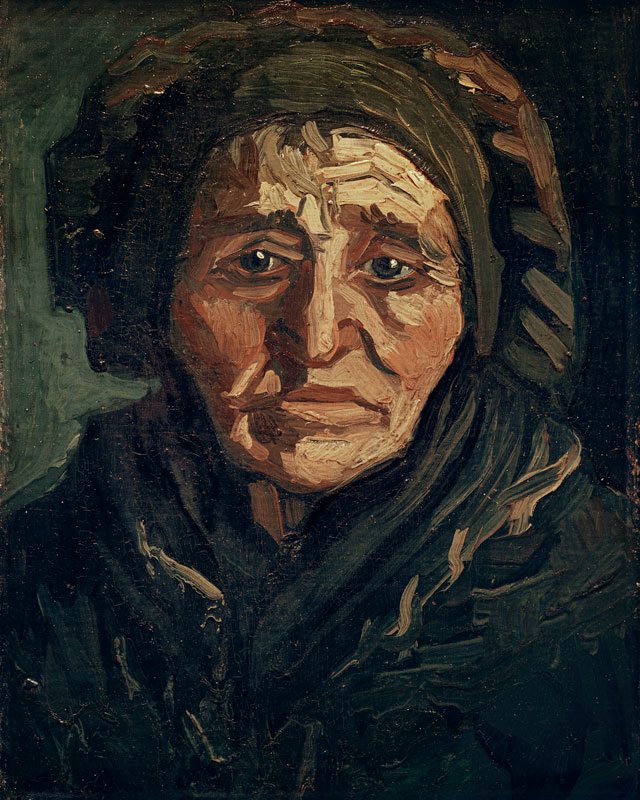 v.Gogh/Peasant woman/Woman w.bonnet/1884 de Vincent Van Gogh