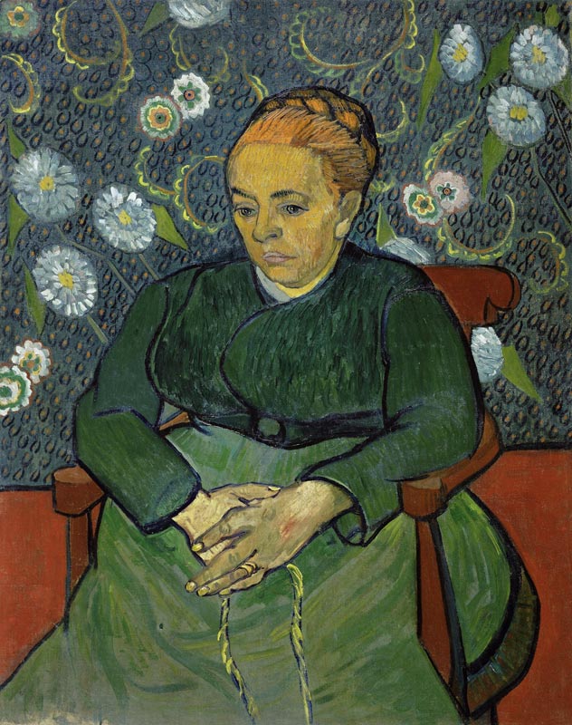 Portrait of Madame Roulin (La Berceuse) de Vincent Van Gogh