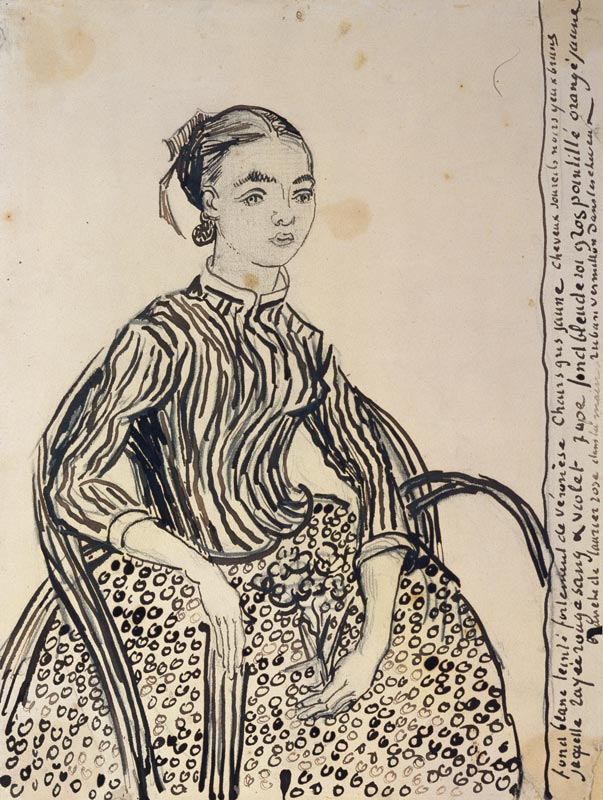 Portrait of a Young Girl de Vincent Van Gogh