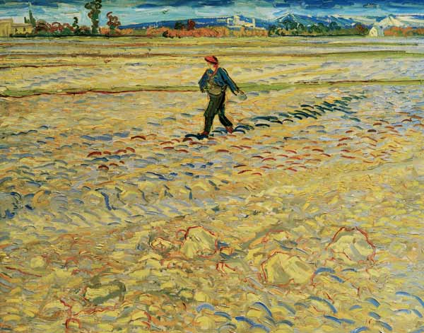 Van Gogh / Sower / 1888 de Vincent Van Gogh