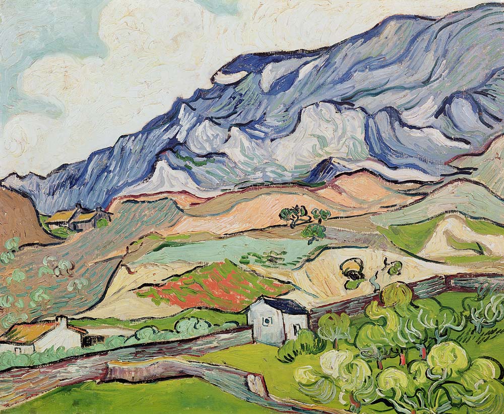 The Alpilles de Vincent Van Gogh
