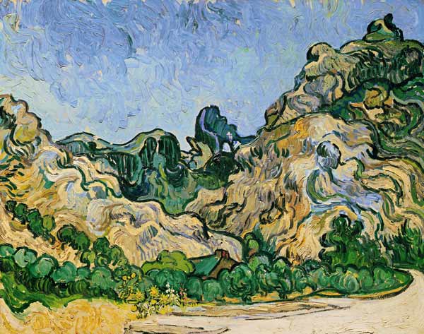 The Alpilles de Vincent Van Gogh