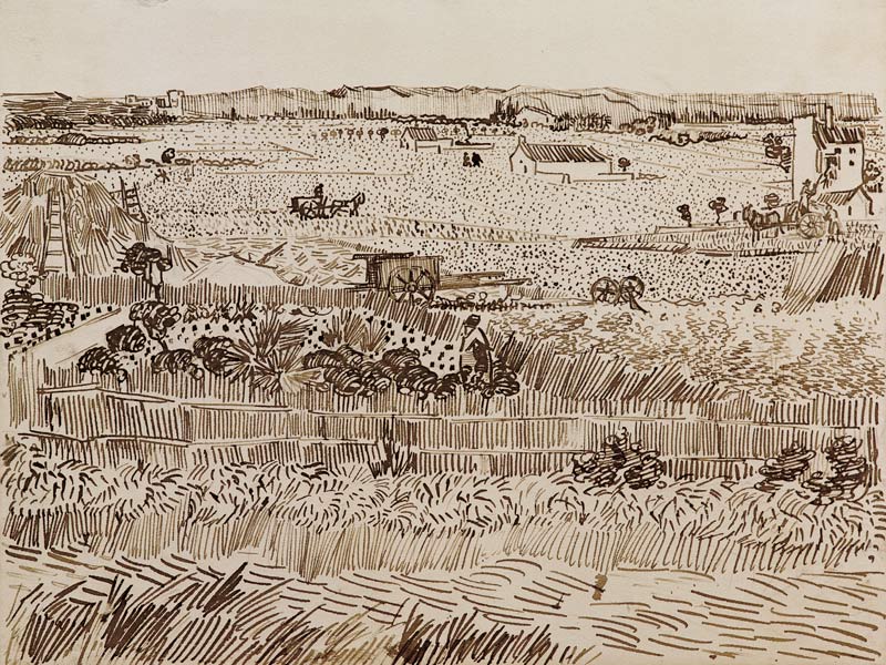 V.v.Gogh / The harvest de Vincent Van Gogh