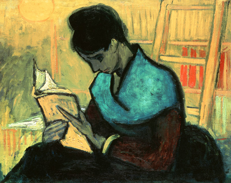 La lectora de novela de Vincent Van Gogh