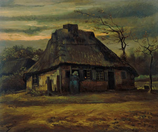 The cottage de Vincent Van Gogh