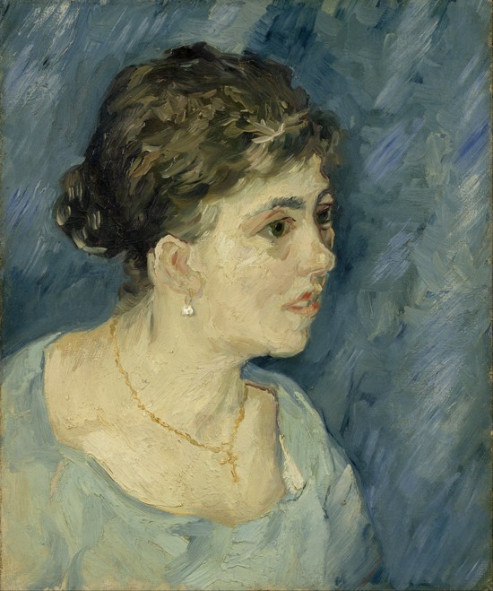 Portrait of a Lady in Blue de Vincent Van Gogh