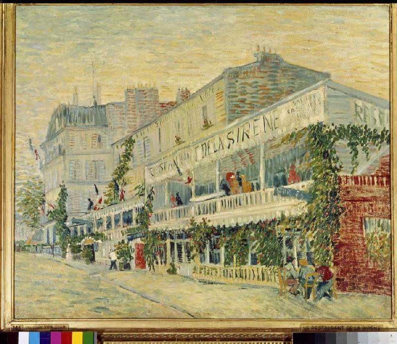 Das Restaurant de la Sirène in Asnières de Vincent Van Gogh