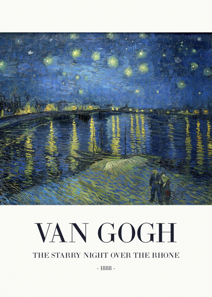 The Starry Night Over The Rhone de Vincent Van Gogh
