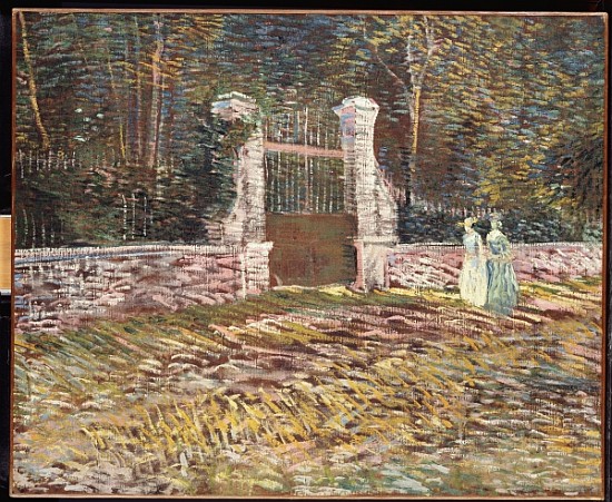 Entrance to the Voyer-d''Argenson Park at Asnieres de Vincent Van Gogh