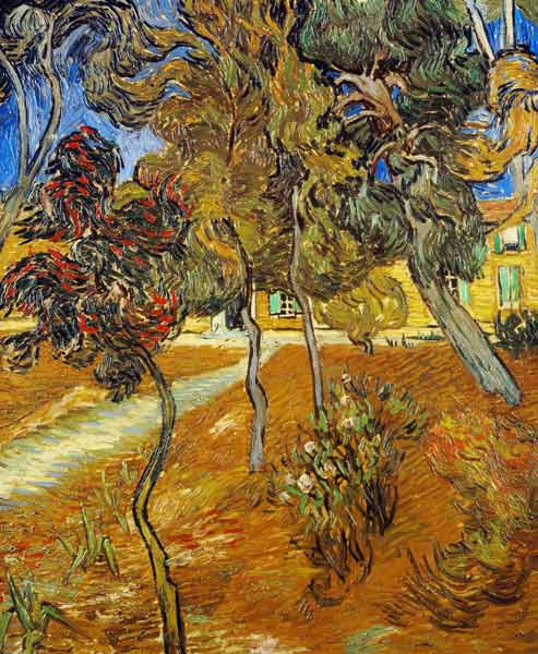 Garden of St. Paul's Hospital de Vincent Van Gogh