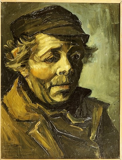 Head of a Peasant (Study for the Potato Eaters) 1885 de Vincent Van Gogh
