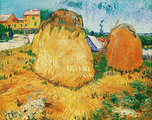 Barn in the Provence de Vincent Van Gogh