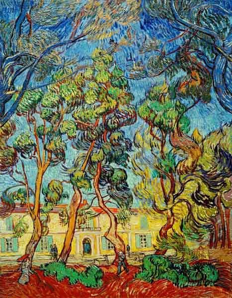 V.van Gogh, Hospital at Saint-Rémy de Vincent Van Gogh