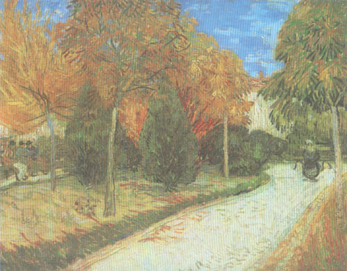 Path in the Park at Arles de Vincent Van Gogh
