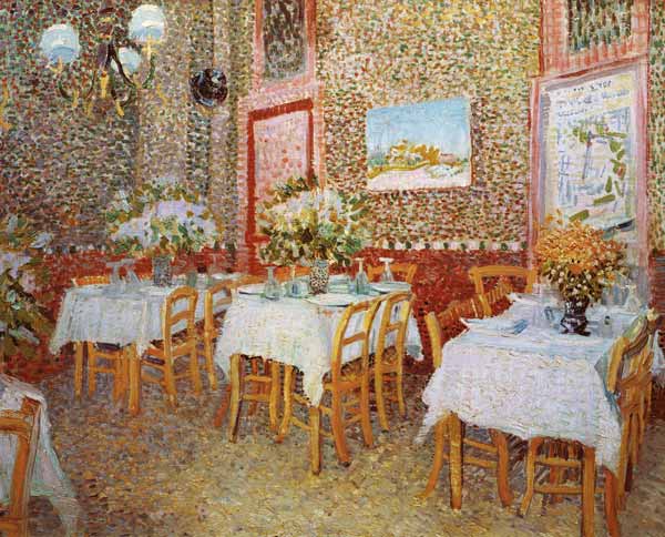 V.van Gogh, Interior of Restaurant /1887 de Vincent Van Gogh