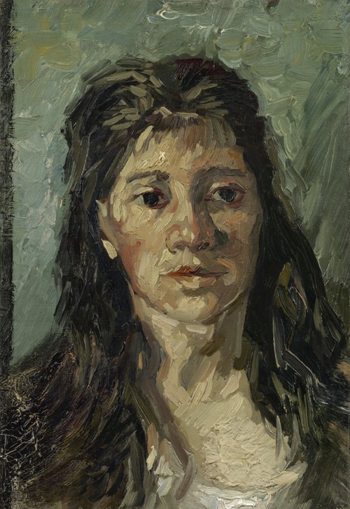 Head of a woman with open hair de Vincent Van Gogh