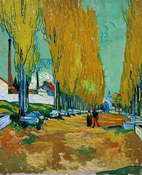 V.van Gogh, Les Alyscamps /Paint./1888 de Vincent Van Gogh