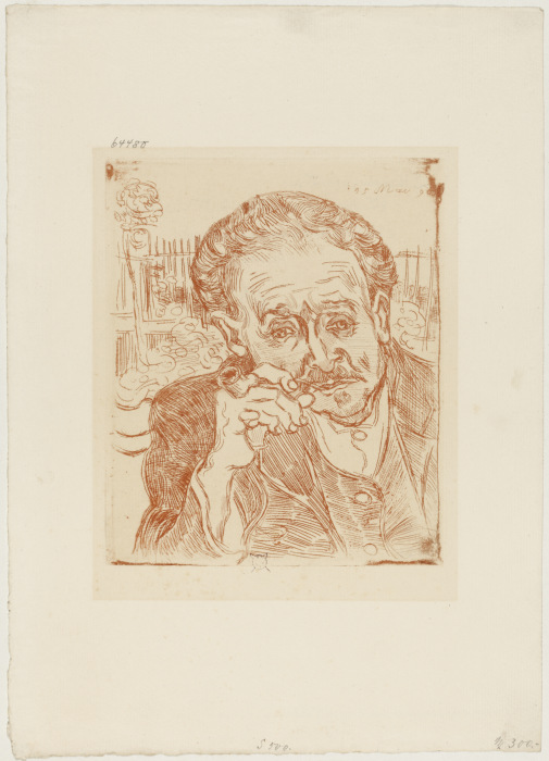 Portrait of Dr Gachet de Vincent Van Gogh