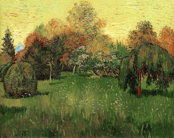 Clearing in a park de Vincent Van Gogh