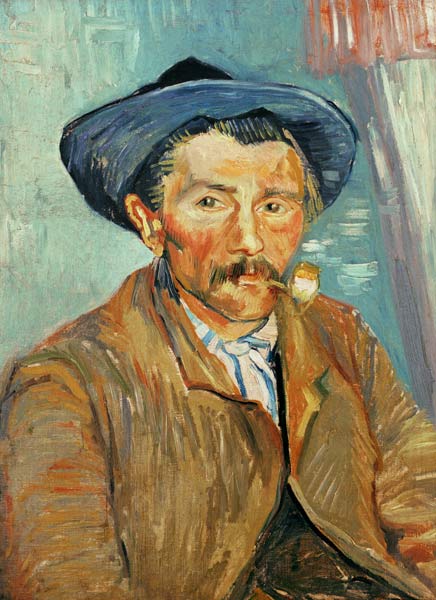 van Gogh / Man with pipe / 1888 de Vincent Van Gogh