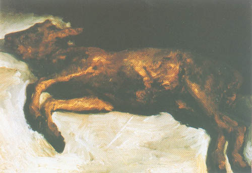 Newborn calf de Vincent Van Gogh