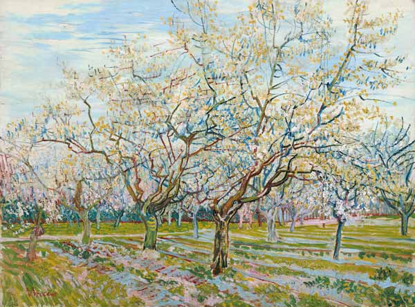 El huerto blanco de Vincent Van Gogh