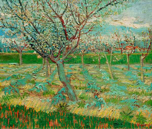 El huerto en flor de Vincent Van Gogh