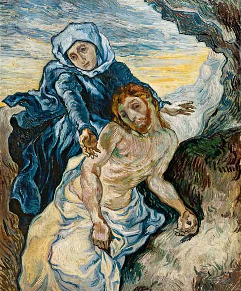 Pieta (to Delacroix) de Vincent Van Gogh
