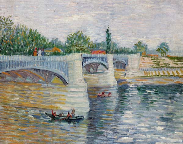 The his with the Pont de a La grandee de Vincent Van Gogh