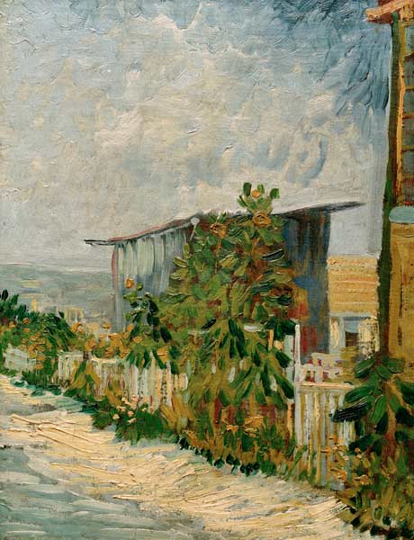 V.v.Gogh, Shelter on Montmartre/ Paint. de Vincent Van Gogh