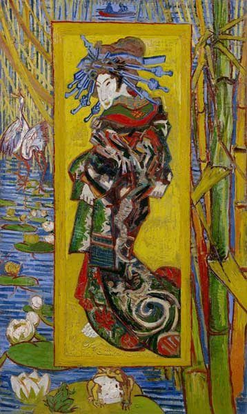 The Courtesan (after Eisen) de Vincent Van Gogh