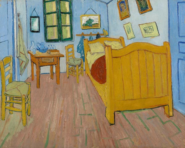 Van Gogh / The bedroom / October 1888 de Vincent Van Gogh