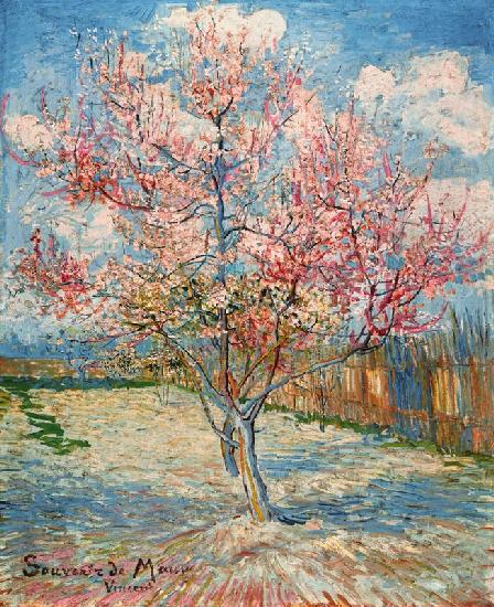 Melocotonero en flor - Vincent Van Gogh