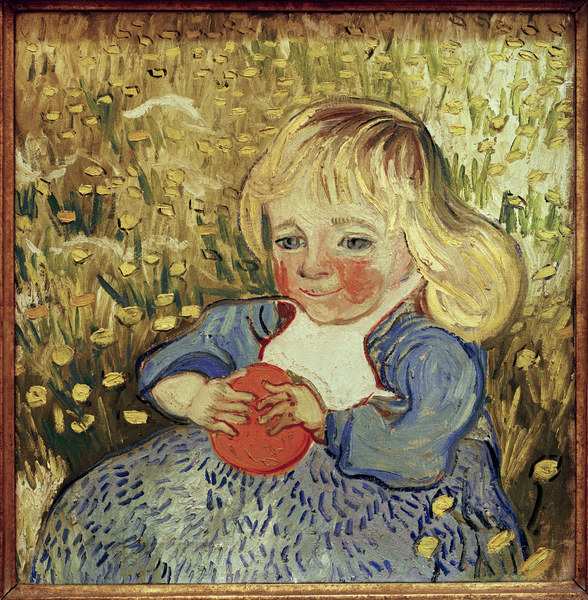 van Gogh / Child with orange / 1890 de Vincent Van Gogh